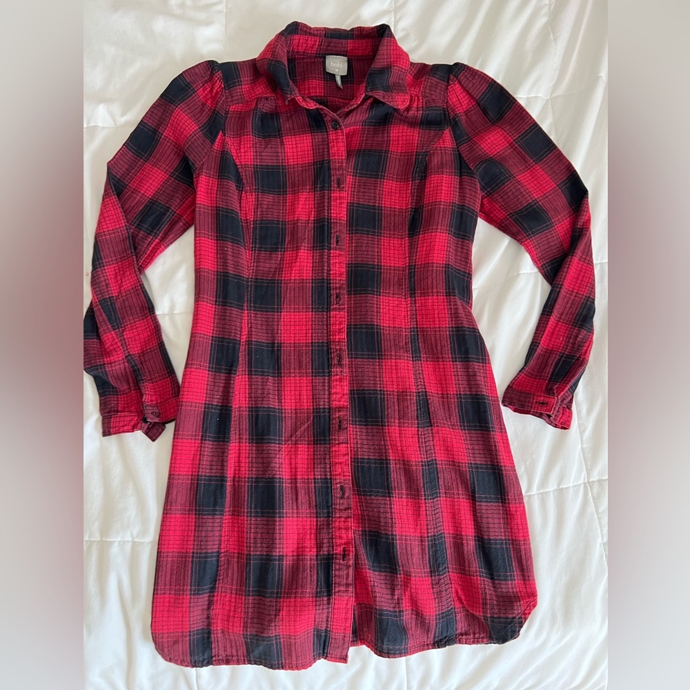 FLANNEL DRESS  (size: women’s medium)